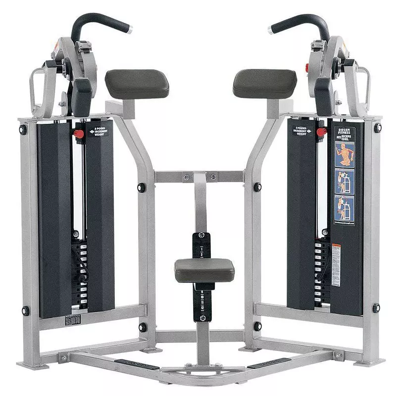Rosen Bodybuilding Hammer 1:1 Replica Pin Loaded MTS Series Iso - lateral Biceps Curl Strength Training Gym Equipment