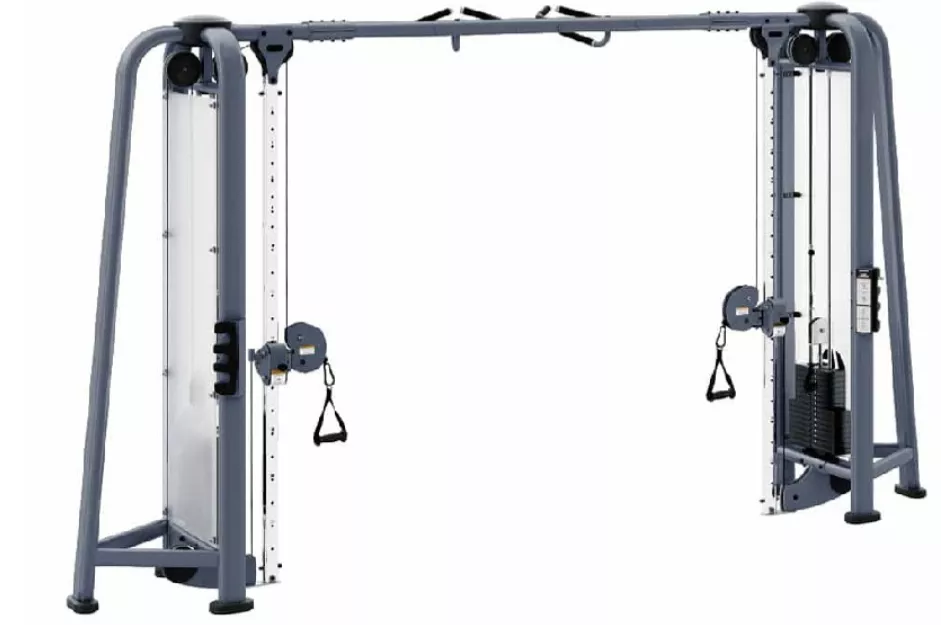Rosen Fitness Adjustable Cable Crossover Workout Muscle Exercise Strength Training